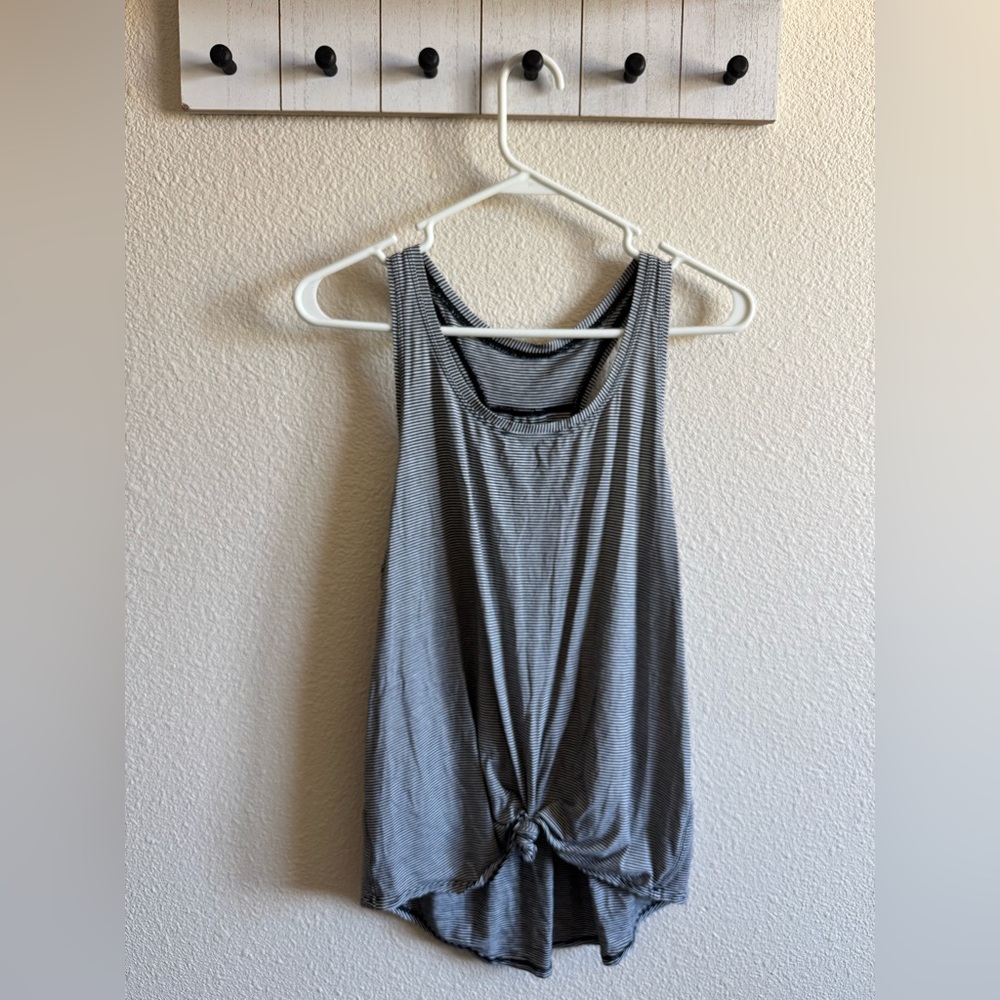 lululemon navy blue Knotted Tank Top